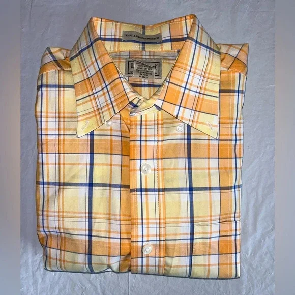 LL Bean Wrinkle/Stain Resistant 100% Cotton Button Down Shirt - Picture 1 of 5
